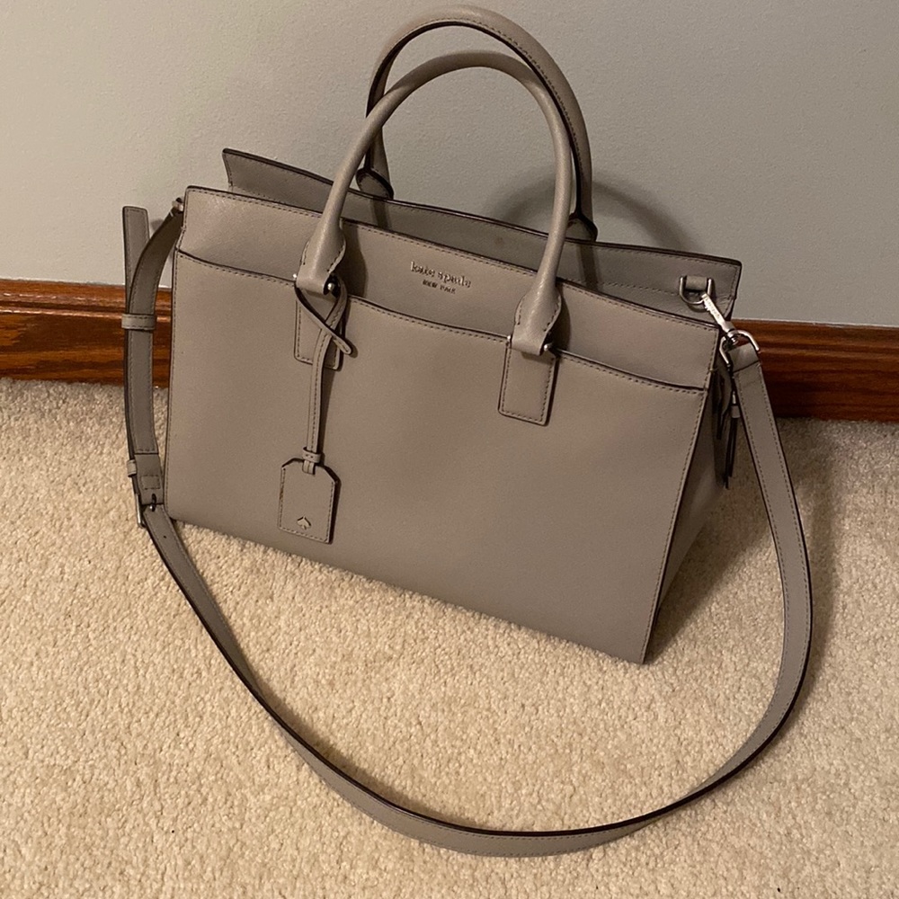 Kate spade gray purse